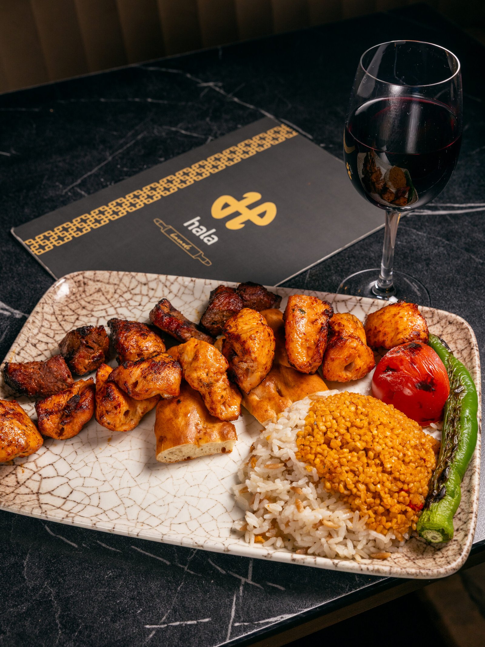 Lamb shish & Chicken shish